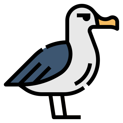Albatross Aphiradee (monkik) Lineal Color icon