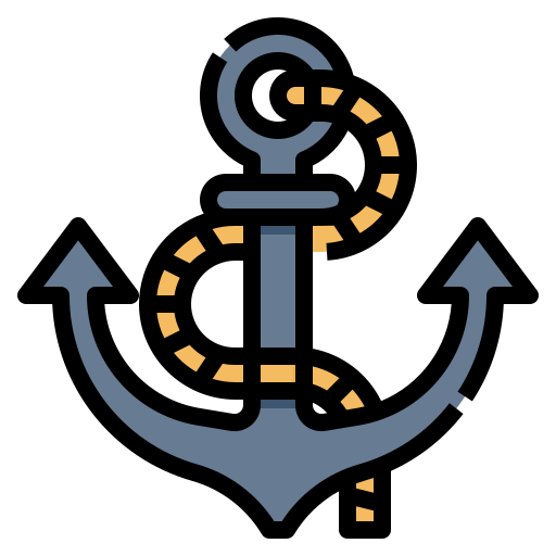 Anchor Aphiradee (monkik) Lineal Color icon
