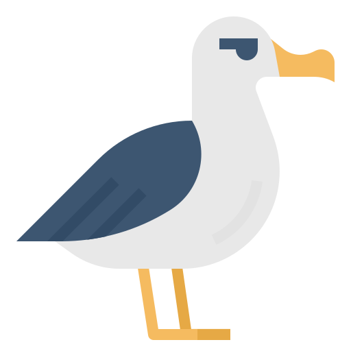 albatros Aphiradee (monkik) Flat ikona