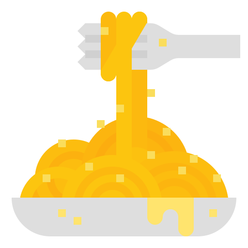 spaghetti Aphiradee (monkik) Flat icon