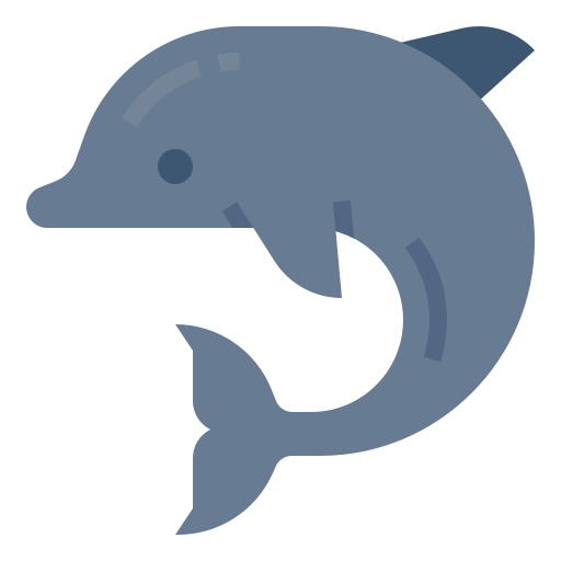 Dolphin Aphiradee (monkik) Flat icon