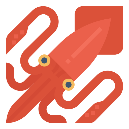 Squid Aphiradee (monkik) Flat icon