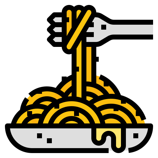 spaghetti Aphiradee (monkik) Lineal Color icona