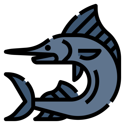 Marlin Aphiradee (monkik) Lineal Color icon