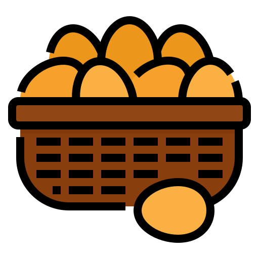Egg Aphiradee (monkik) Lineal Color icon