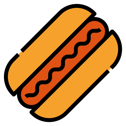 Hot dog Aphiradee (monkik) Lineal Color icon