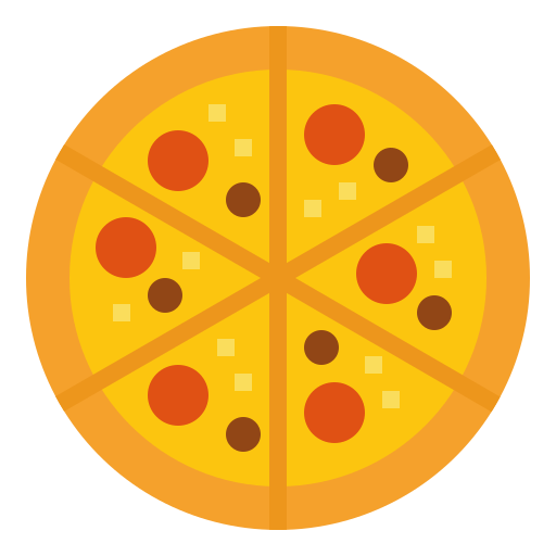 pizza Aphiradee (monkik) Flat icono