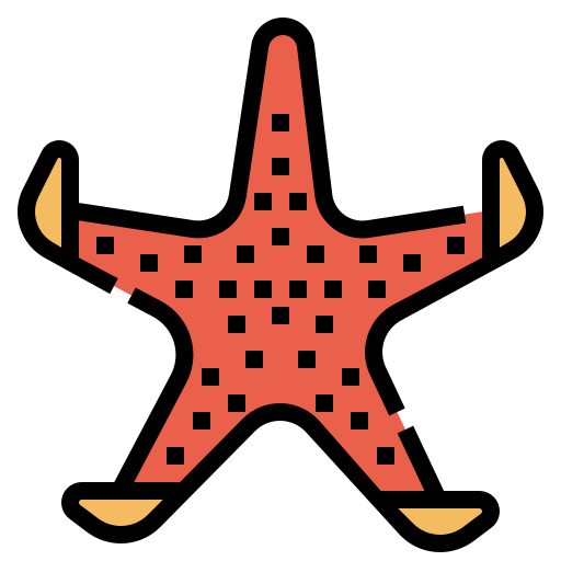 stella marina Aphiradee (monkik) Lineal Color icona