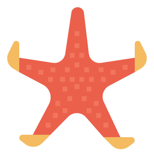 Starfish Aphiradee (monkik) Flat icon