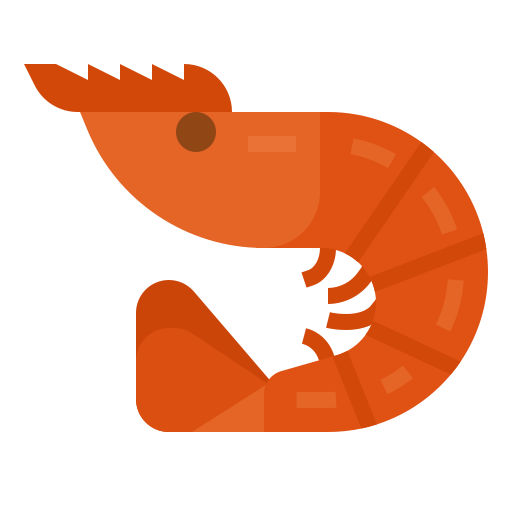 Shrimp Aphiradee (monkik) Flat icon