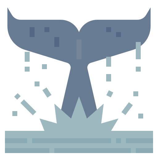 鯨 Aphiradee (monkik) Flat icon