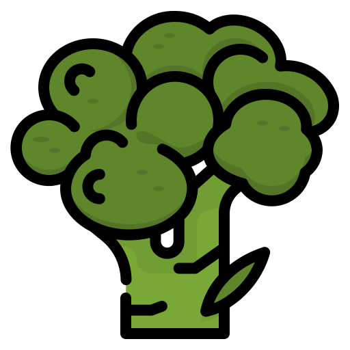 broccoli dDara Lineal Color icoon