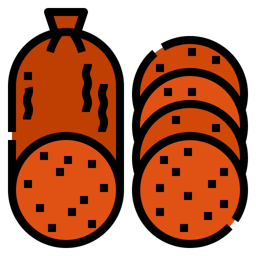 Salami Aphiradee (monkik) Lineal Color icon