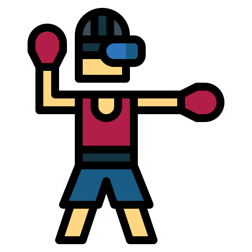 Boxing Smalllikeart Lineal Color icon