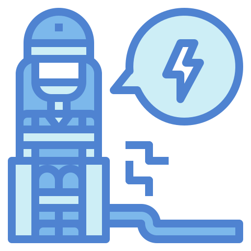 Electric chair Generic Blue icon