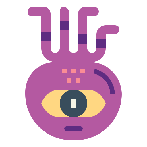 외계인 Smalllikeart Flat icon