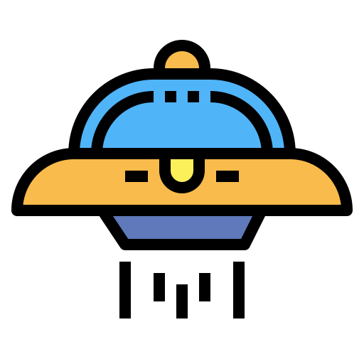 ufo Smalllikeart Lineal Color icon