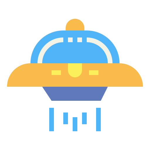 ufo Smalllikeart Flat icon