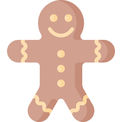 Gingerbread man Special Flat icon
