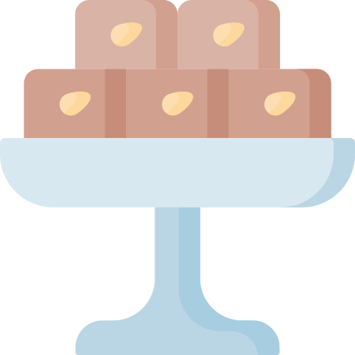 chocolade fudge Special Flat icoon