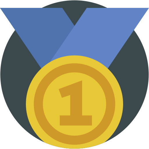 medal Detailed Flat Circular Flat ikona