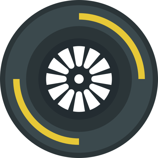 Рулевое колесо Detailed Flat Circular Flat иконка
