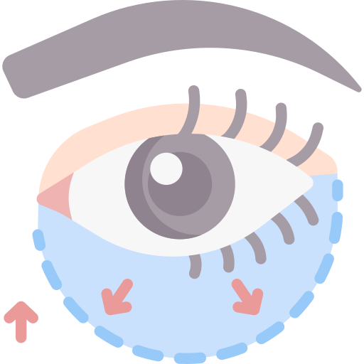 Eye bags Special Flat icon