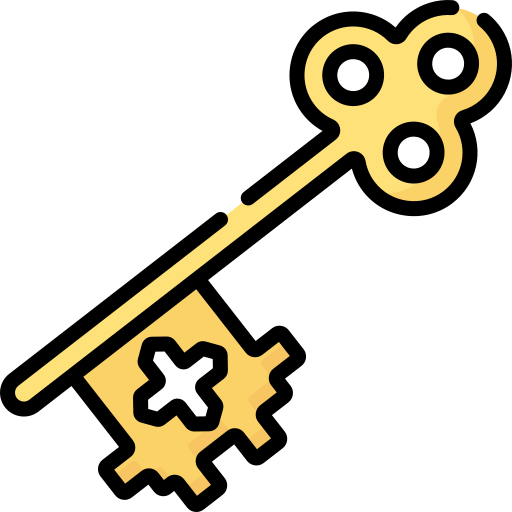 Door key Special Lineal color icon