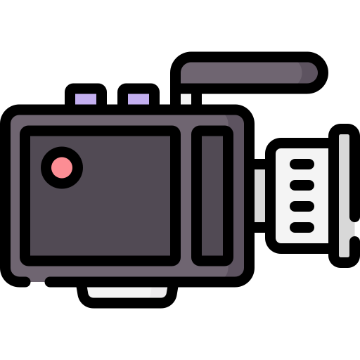 câmera de vídeo Special Lineal color Ícone