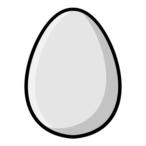 Egg Generic Outline Color icon