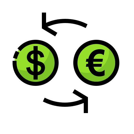 валюта Generic Outline Color иконка