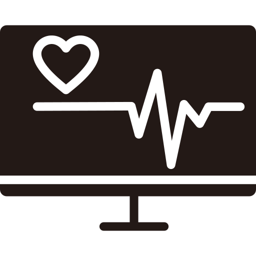cardiogram Generic Glyph icoon