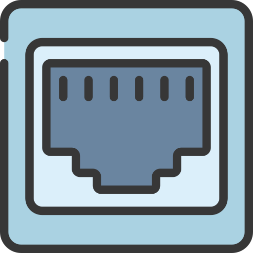 ethernet Juicy Fish Soft-fill icon