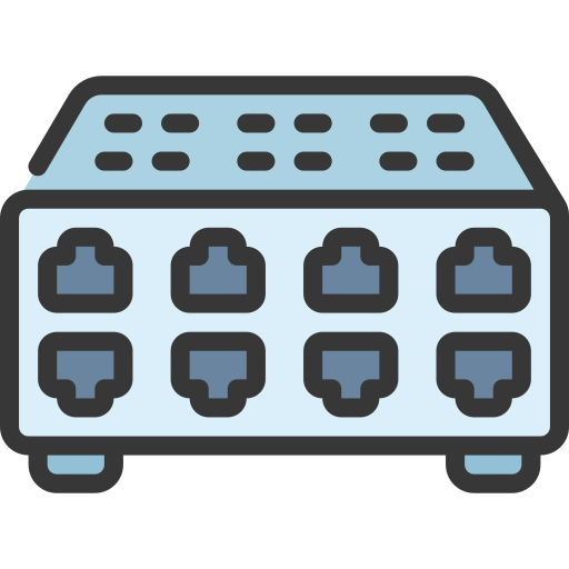 Network server Juicy Fish Soft-fill icon