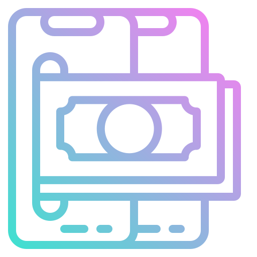 Money transfer photo3idea_studio Gradient icon