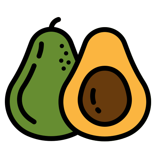 avocado photo3idea_studio Lineal Color icon