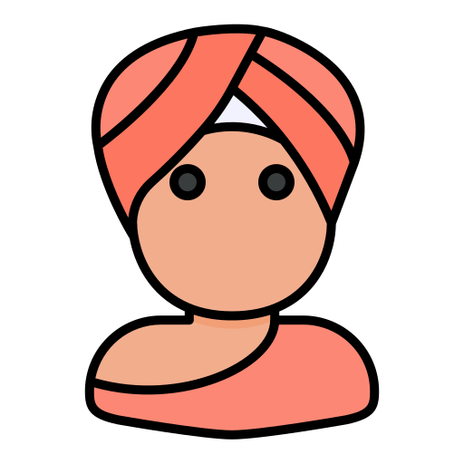 Hindu Generic Outline Color icon