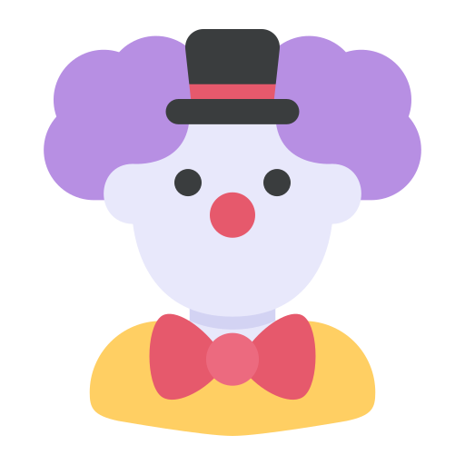 Clown Generic Flat icon
