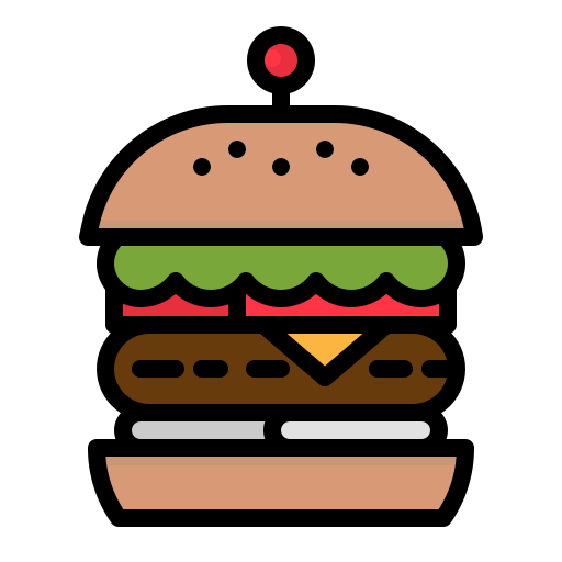 burgery photo3idea_studio Lineal Color ikona