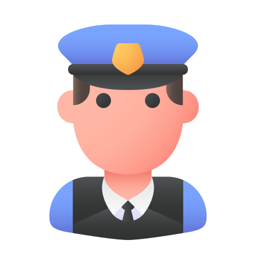 policjant Generic Flat Gradient ikona