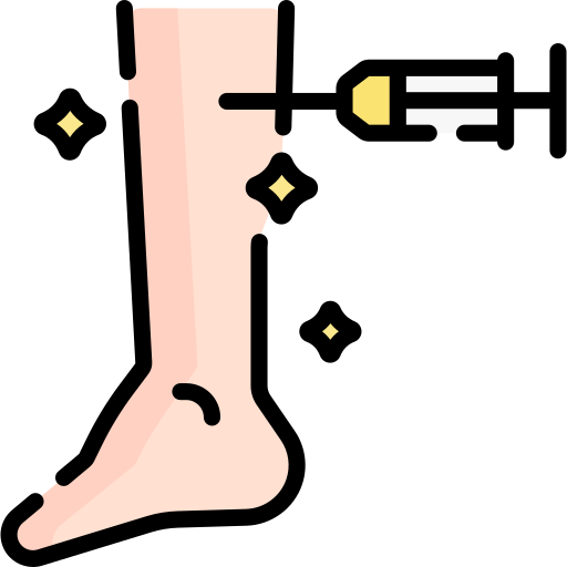 pierna Special Lineal color icono