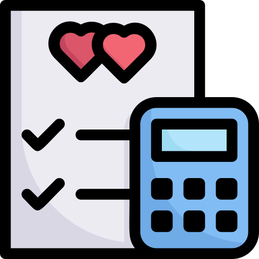 Wedding cost Generic Outline Color icon