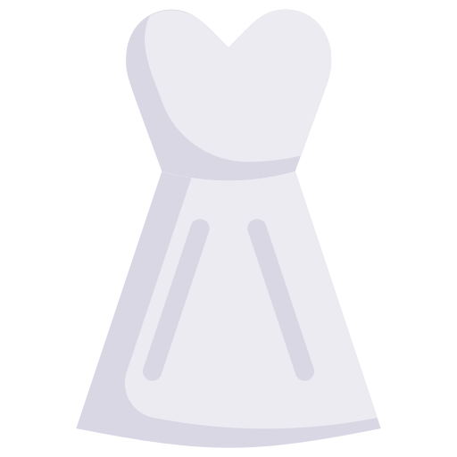 vestido de novia Generic Flat icono