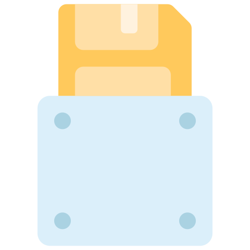 floppy disk Juicy Fish Flat icoon