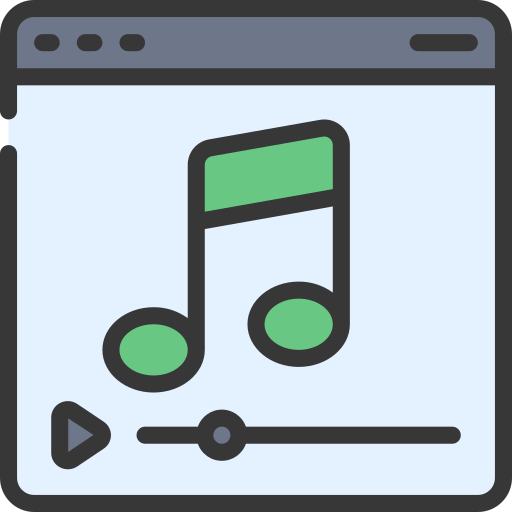 Music player Juicy Fish Soft-fill icon