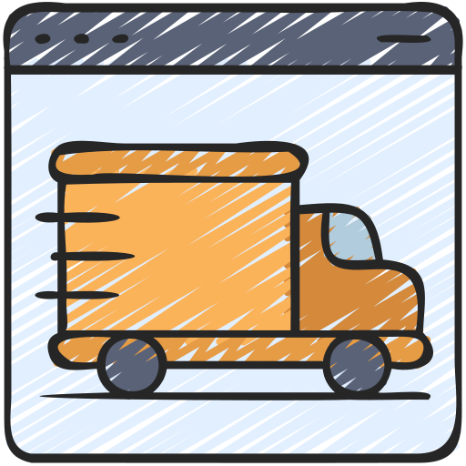 Delivery truck Juicy Fish Sketchy icon