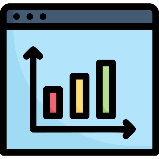 grafico dei progressi Generic Outline Color icona