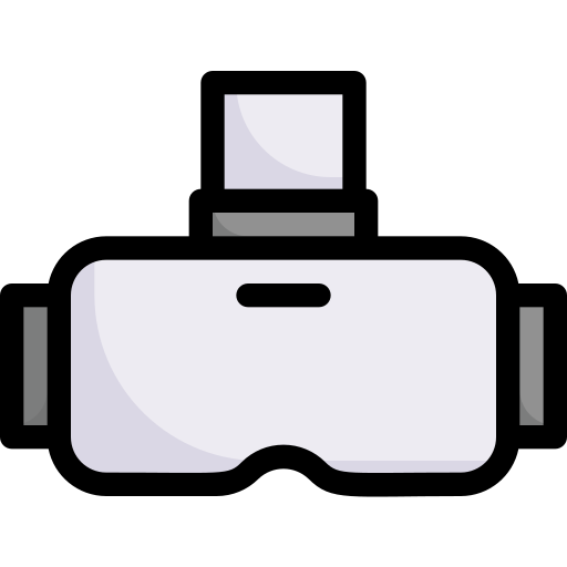 realidad virtual Generic Outline Color icono