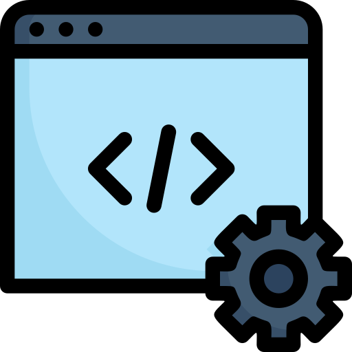 Web coding Generic Outline Color icon