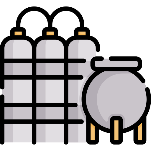 Oil refinery Special Lineal color icon